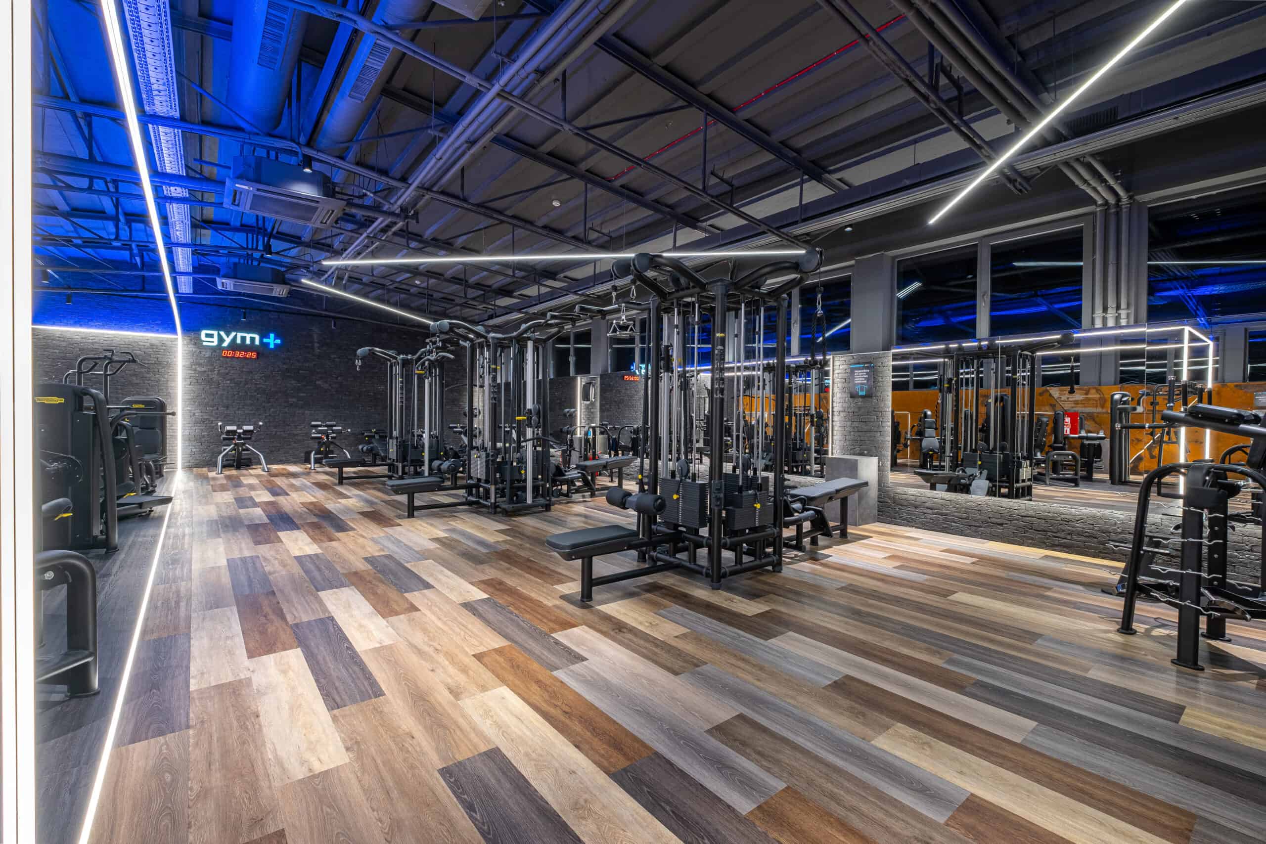 Treniruoklių salė – Gym+ Žemaitės g. 22