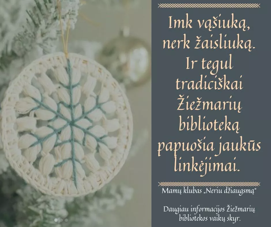 "I Knit Joy" Knitting Club – Žiežmariai Library