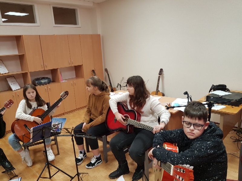 Studio gitarowe – Dom Uczniowski w Panevėży