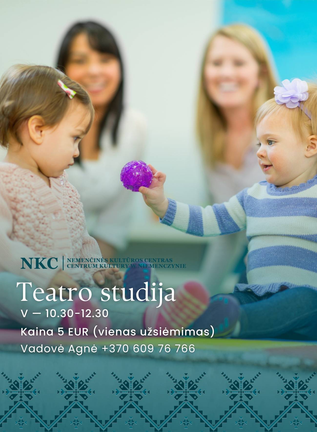 Studio teatralne dla maluchów i rodziców – Centrum Kultury w Nemenčinie