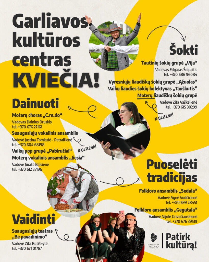 Zespół tańca ludowego kobiet – Centrum Kultury w Garliavie