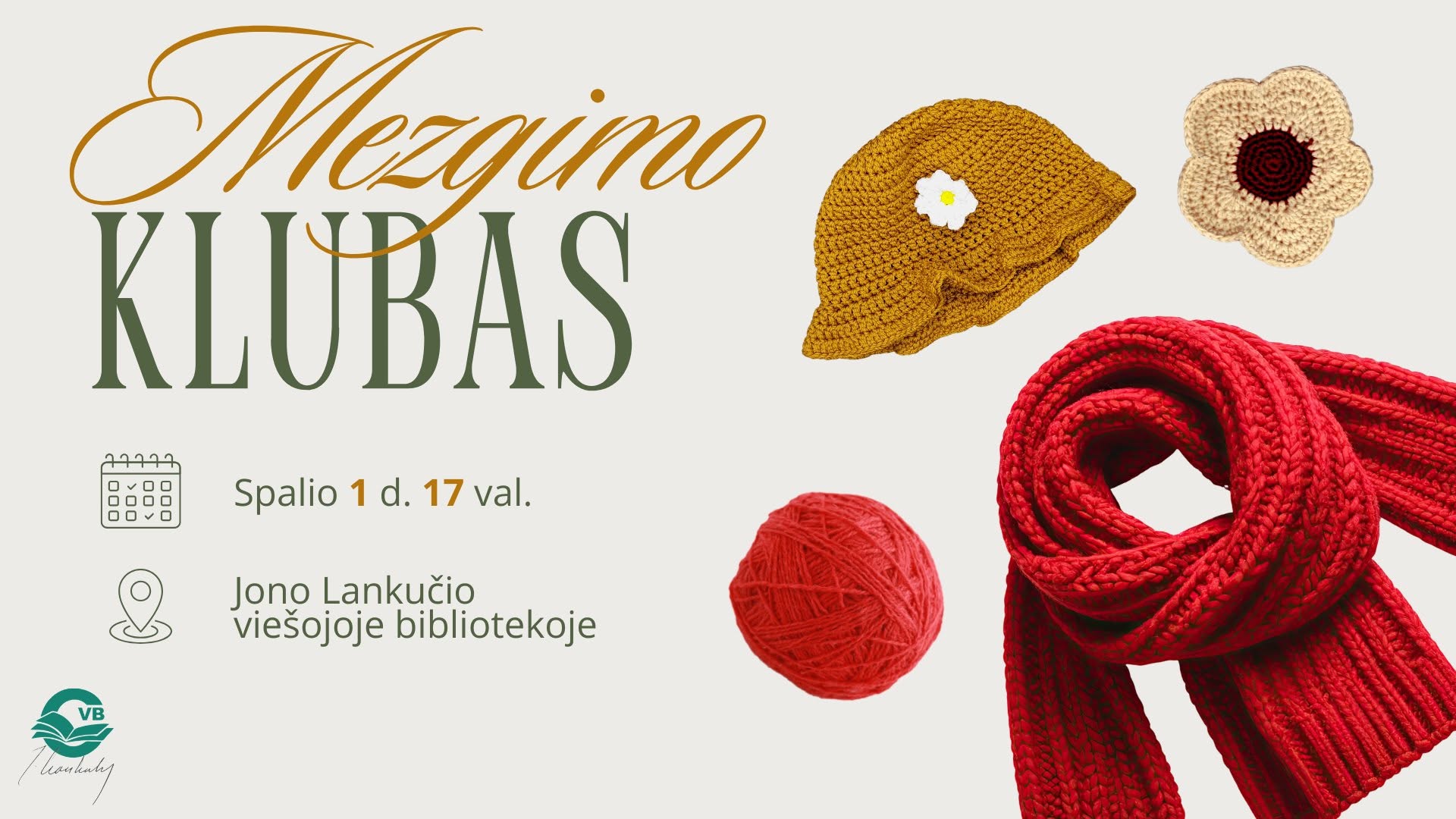Knitting Club – J. Lankutis Public Library, Gargždai