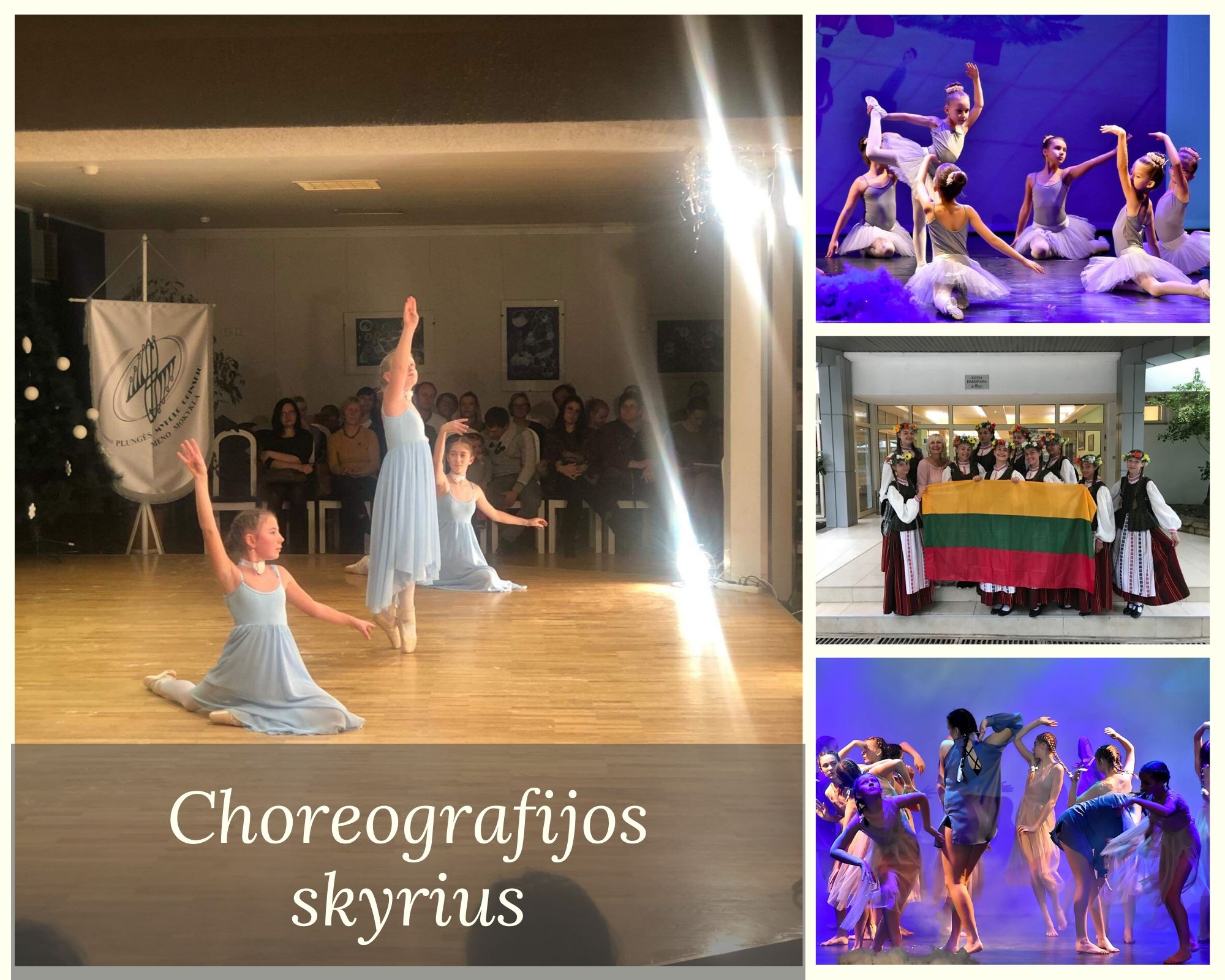 Klasikinio šokio (baleto) ir choreografijos pamokos – Plungės meno mokykla