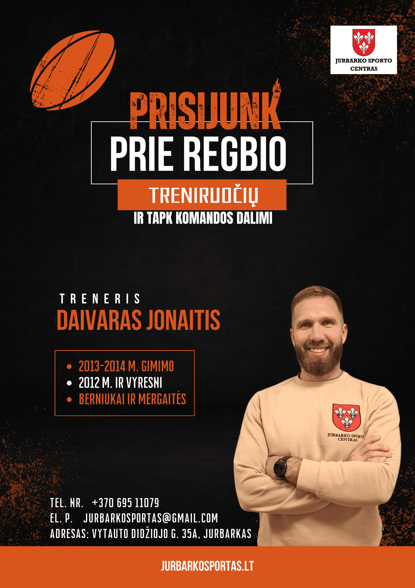 Regbio treniruotės – Jurbarkas