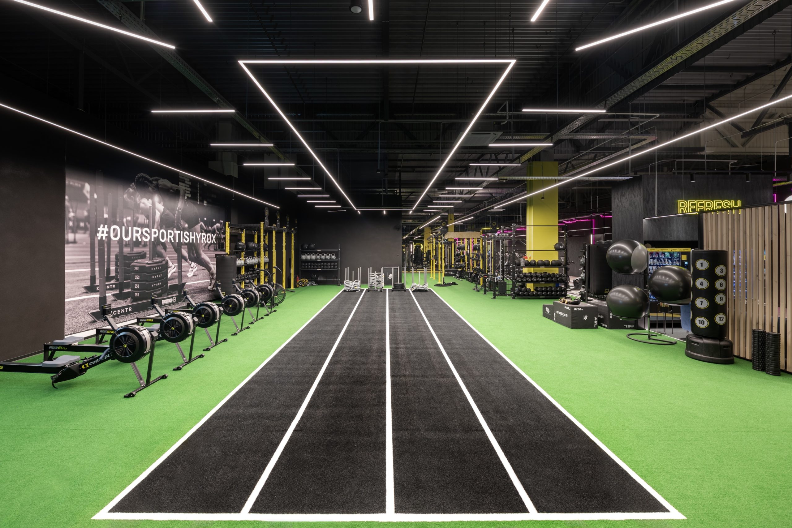 Treniruoklių salė – Lemon Gym Vilniaus Akropolis