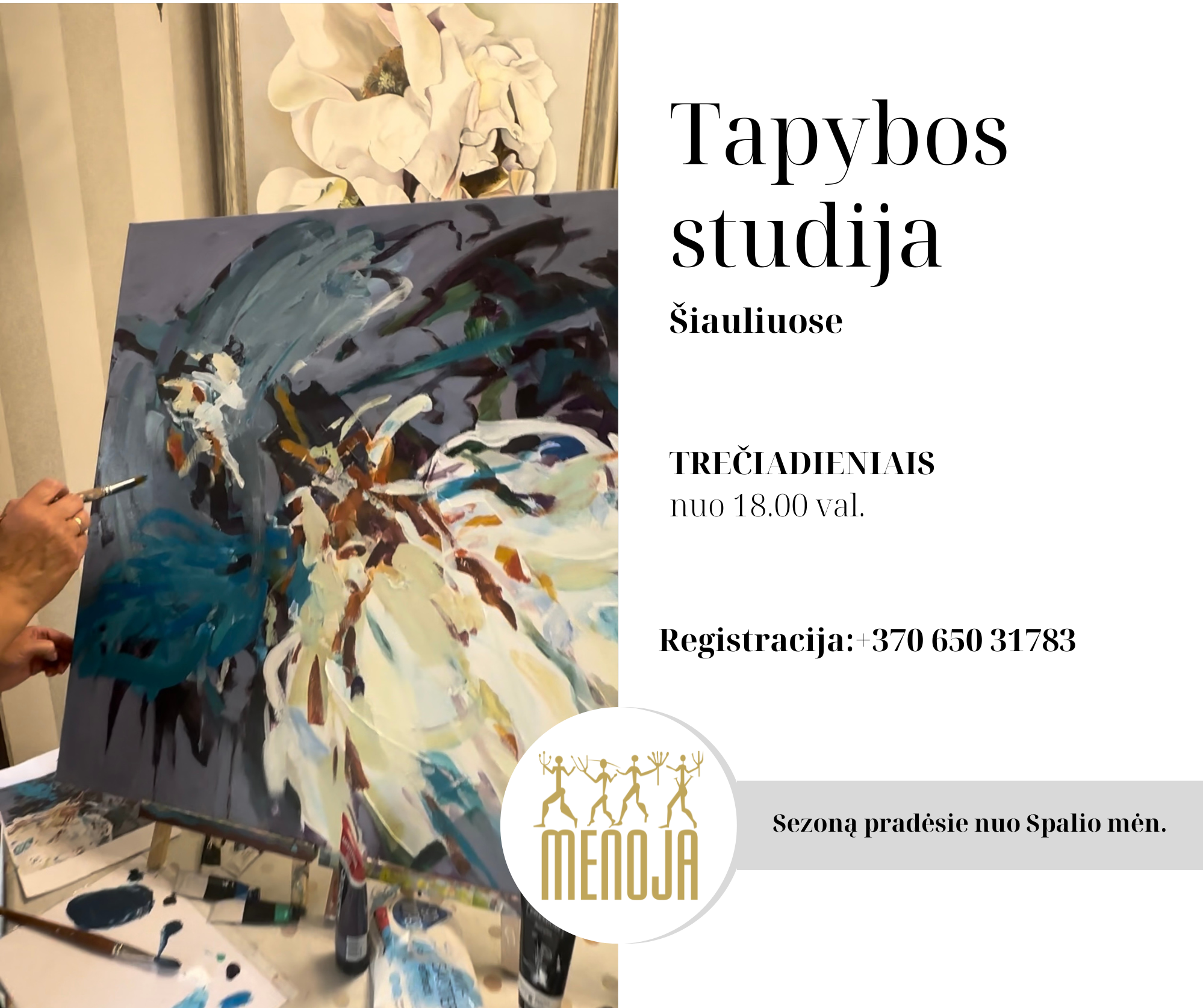 Tapybos studija suaugusiems – Šiauliai