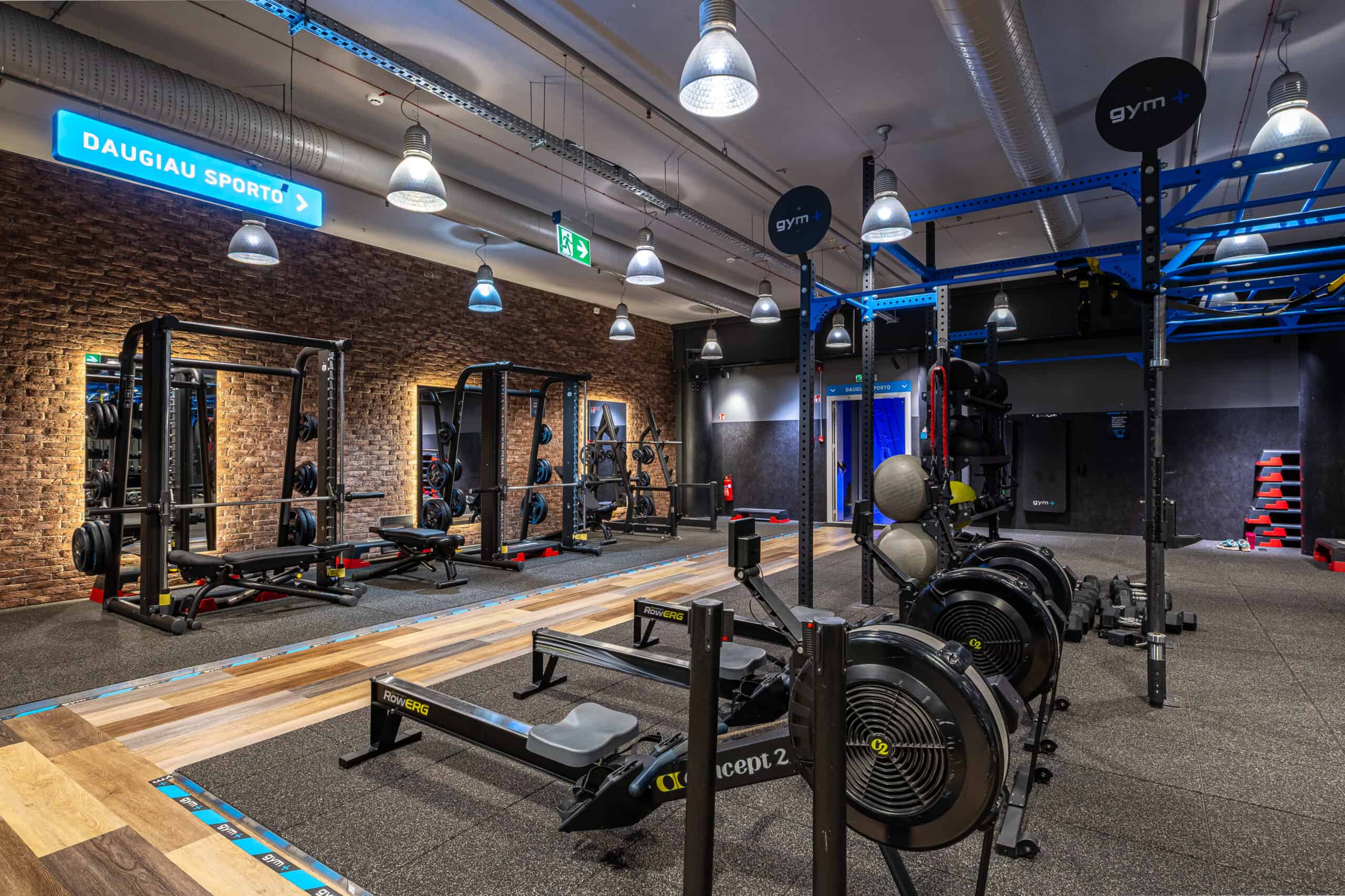 Treniruoklių salė – Gym+ Ukmergės g. 256
