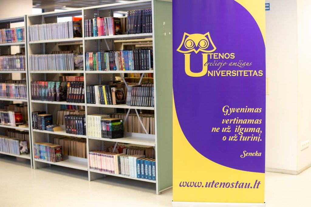 Trečiojo amžiaus universitetas senjorams – Utenos viešoji biblioteka / Utena