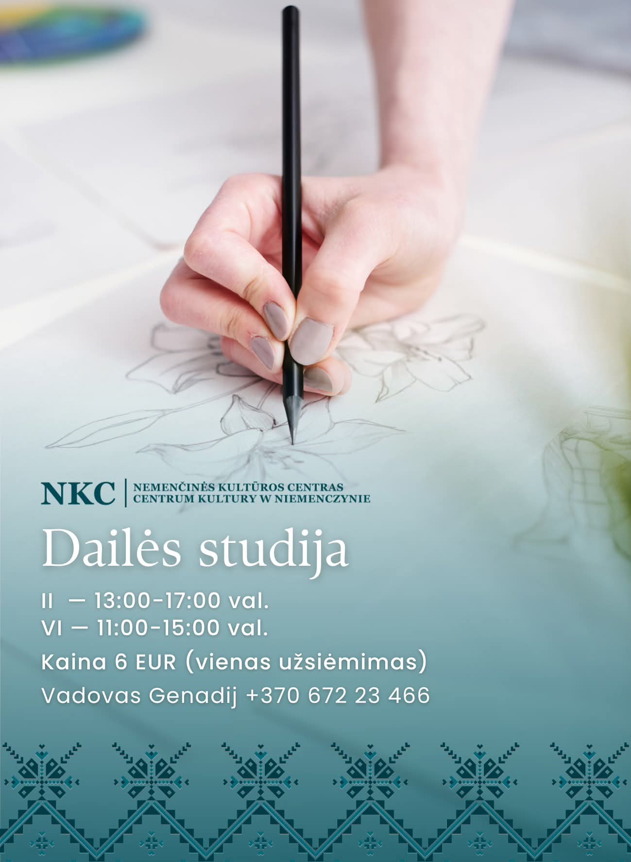 Pracownia artystyczna – Centrum Kultury w Nemenčinie