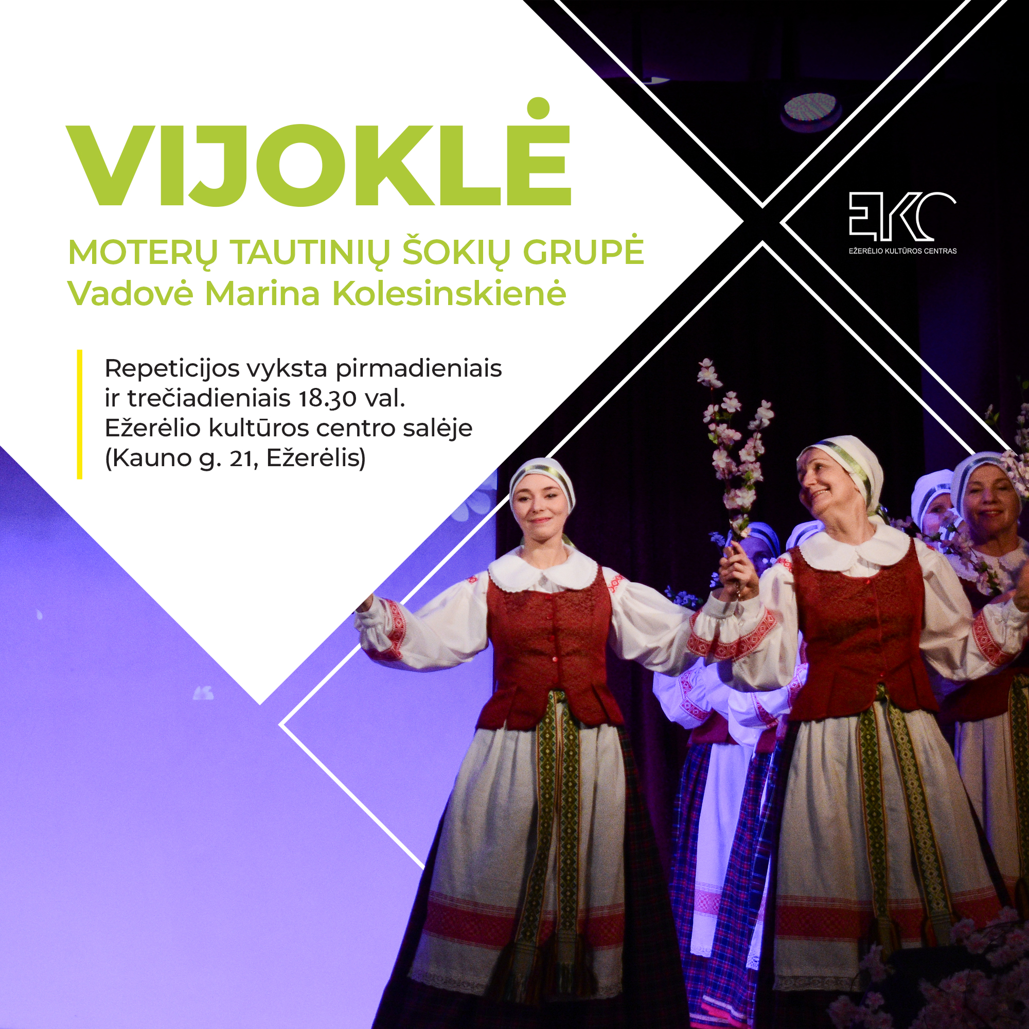 "Vijoklė" Women's Folk Dance Group – Ežerėlis Cultural Center