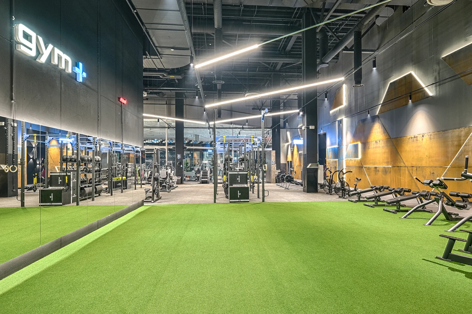 Sala treningowa – Gym+ ul. V. Pociūno 8