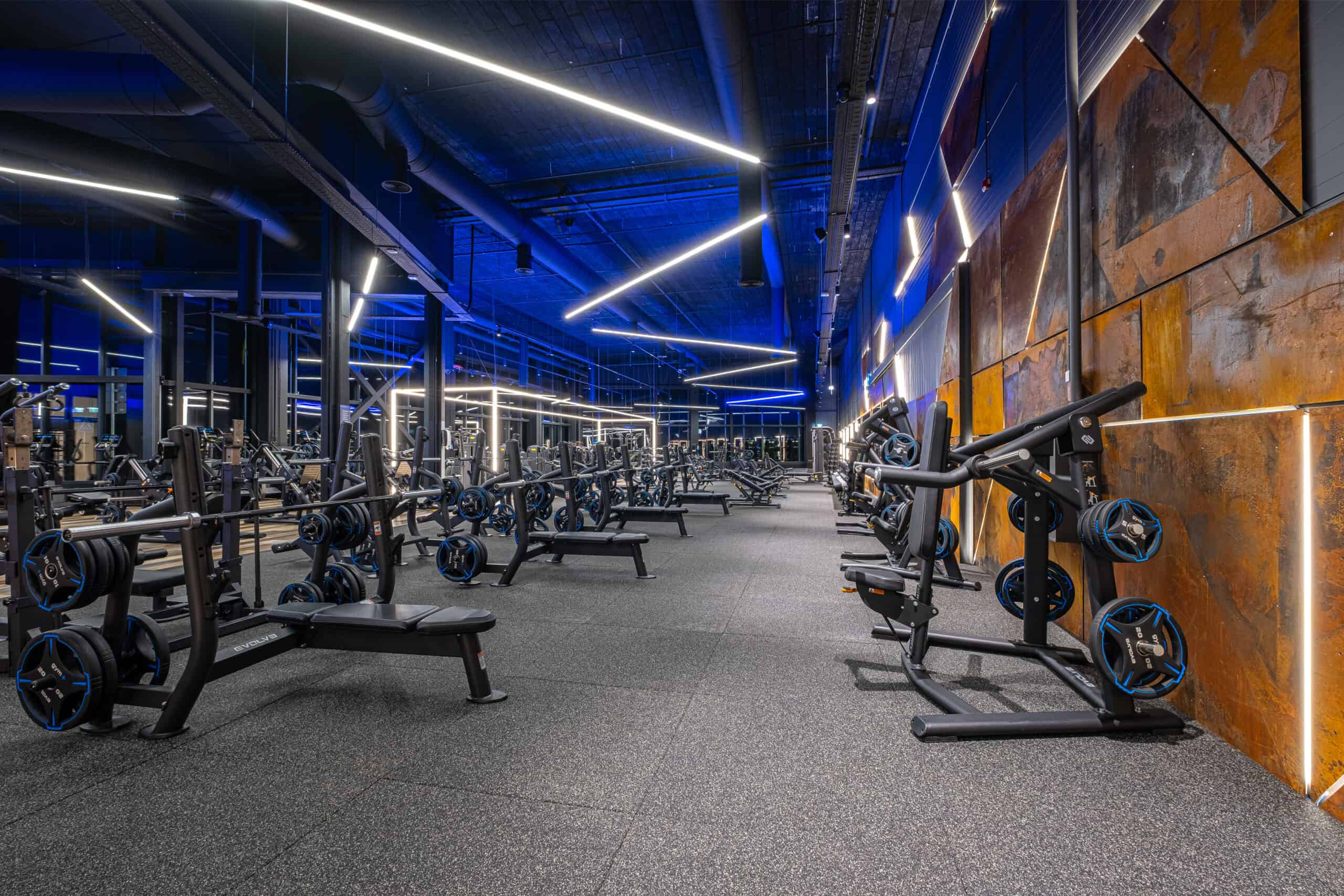 Sala treningowa – Gym+ przy ul. Pavilnionių 55