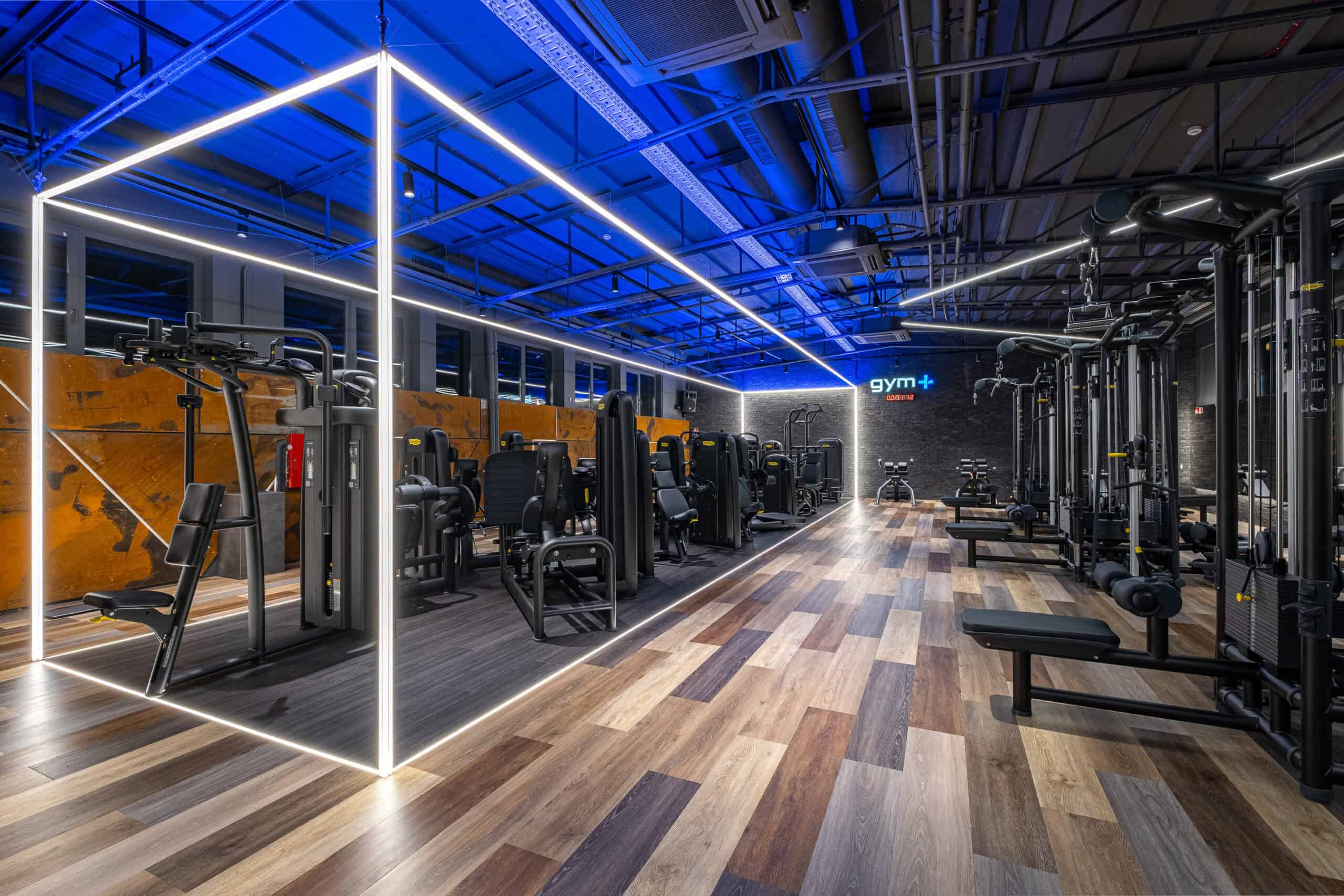 Treniruoklių salė – Gym+ Žemaitės g. 22