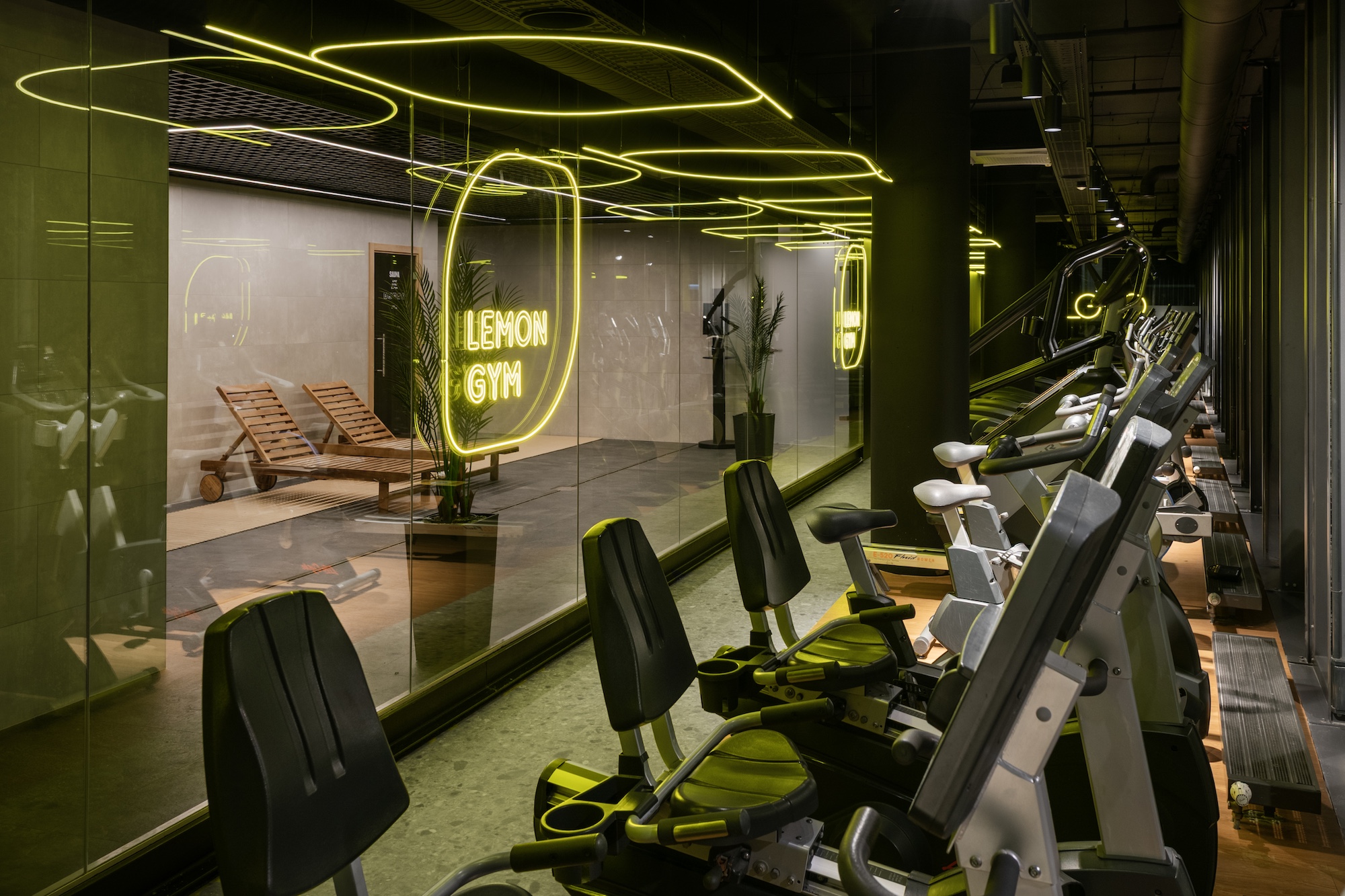 Sala treningowa – Lemon Gym w hali Žalgirio Arena w Kownie