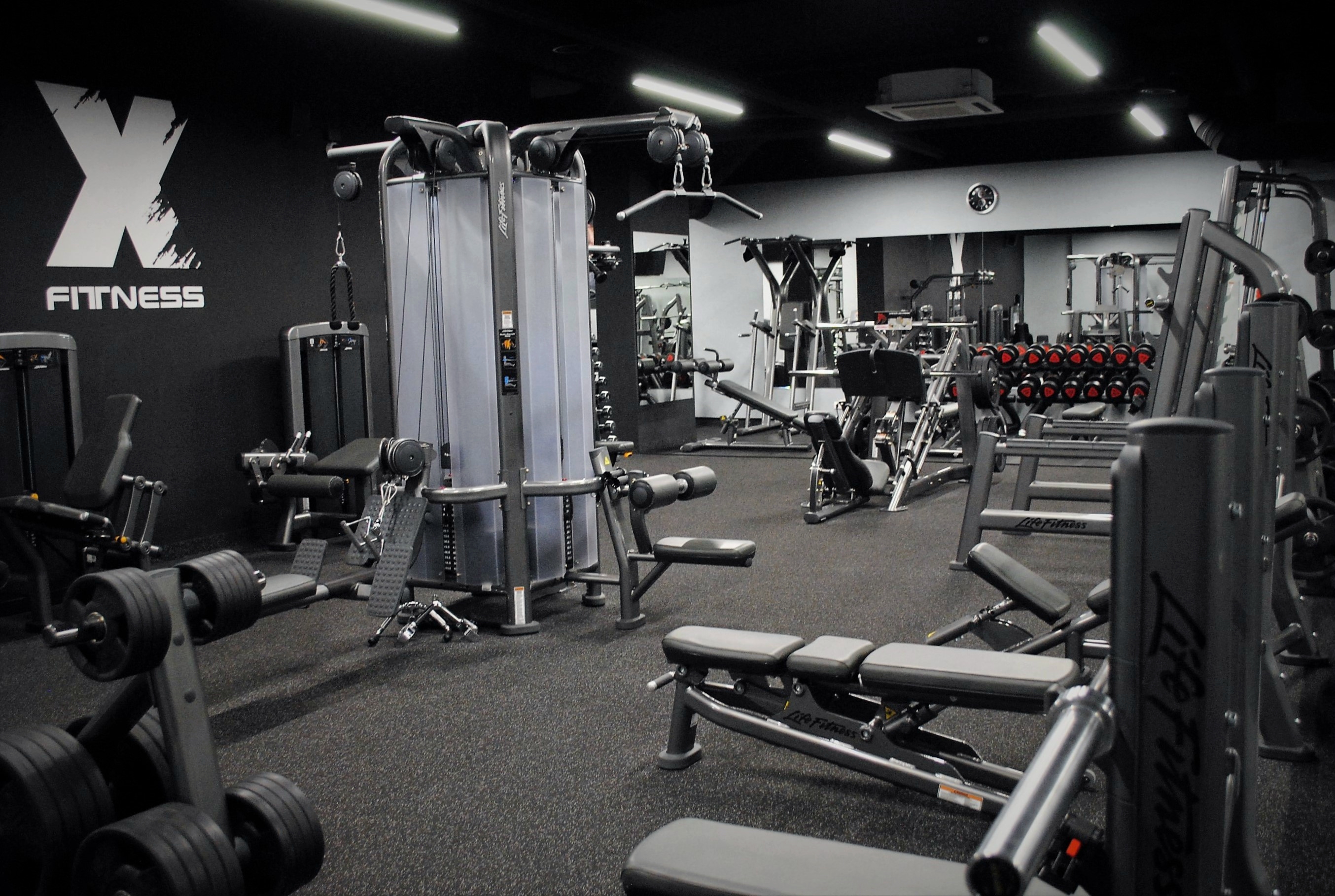 Treniruoklių salė – X Fitness Naujoji Vilnia
