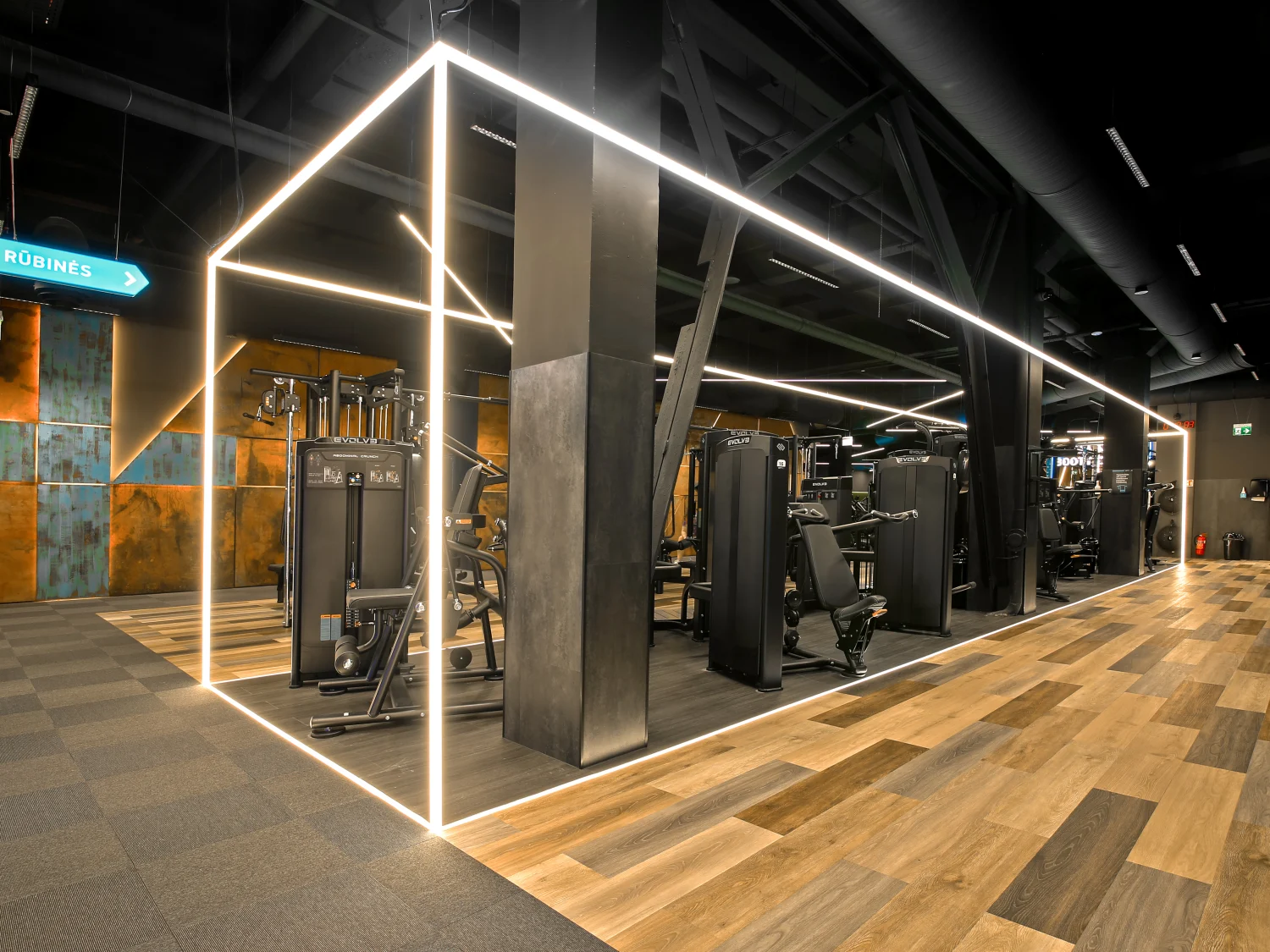 Treniruoklių salė – Gym+ Telšiai
