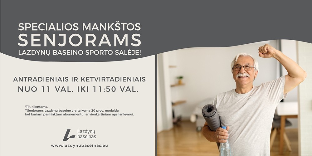 Senjorų mankšta – Lazdynų baseinas
