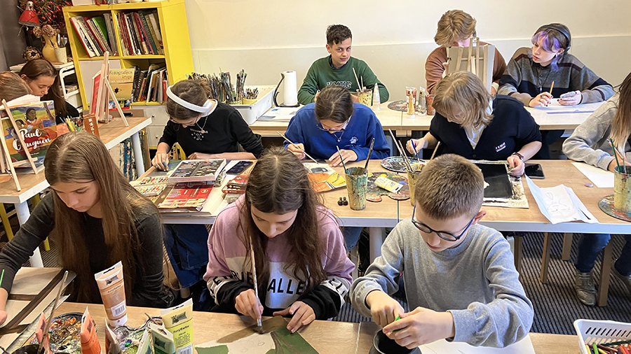 Dailės studija vaikams ir jaunimui (7–18 m.) – Kaunas, Savanorių pr.