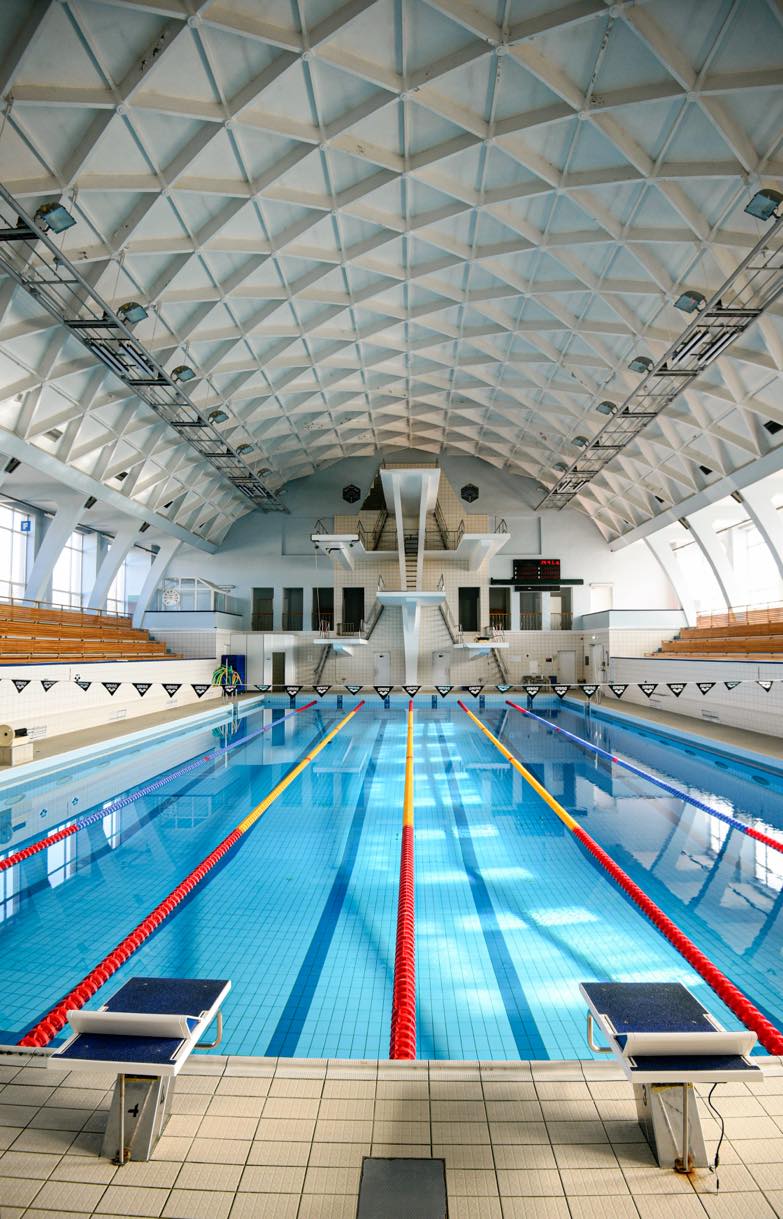 Brīvā peldēšana – Daugavas sporta nama lielais peldbaseins