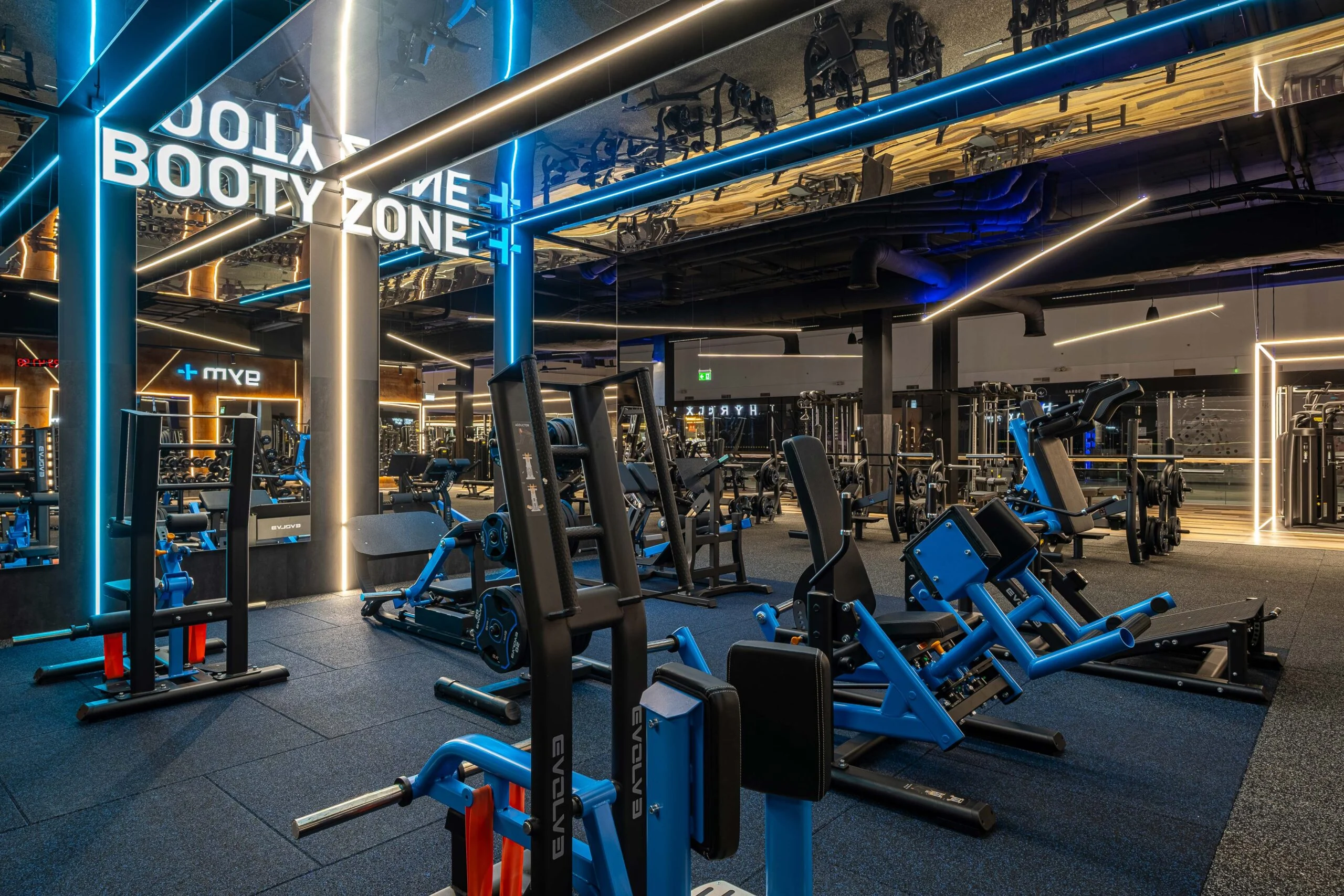 Treniruoklių salė – Gym+ PC Europa