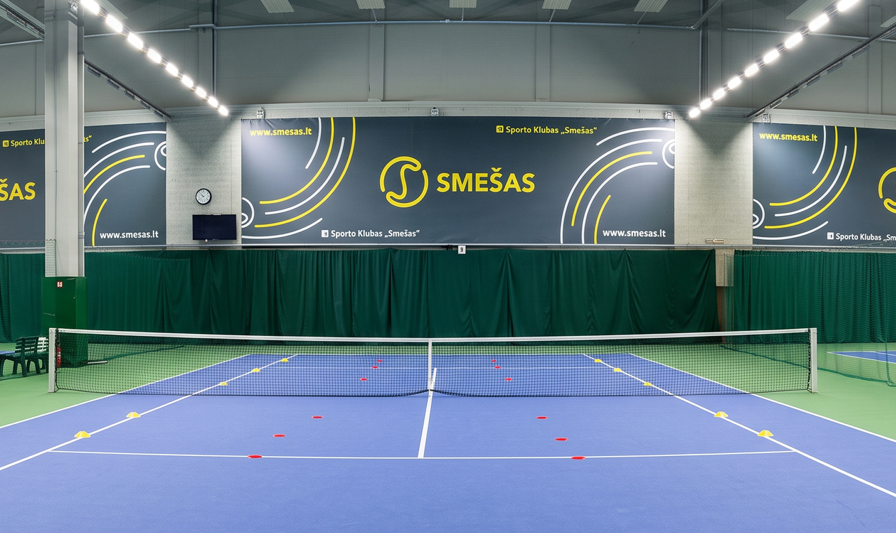 Treningi tenisa – klub sportowy „Smešas”, Rainiai