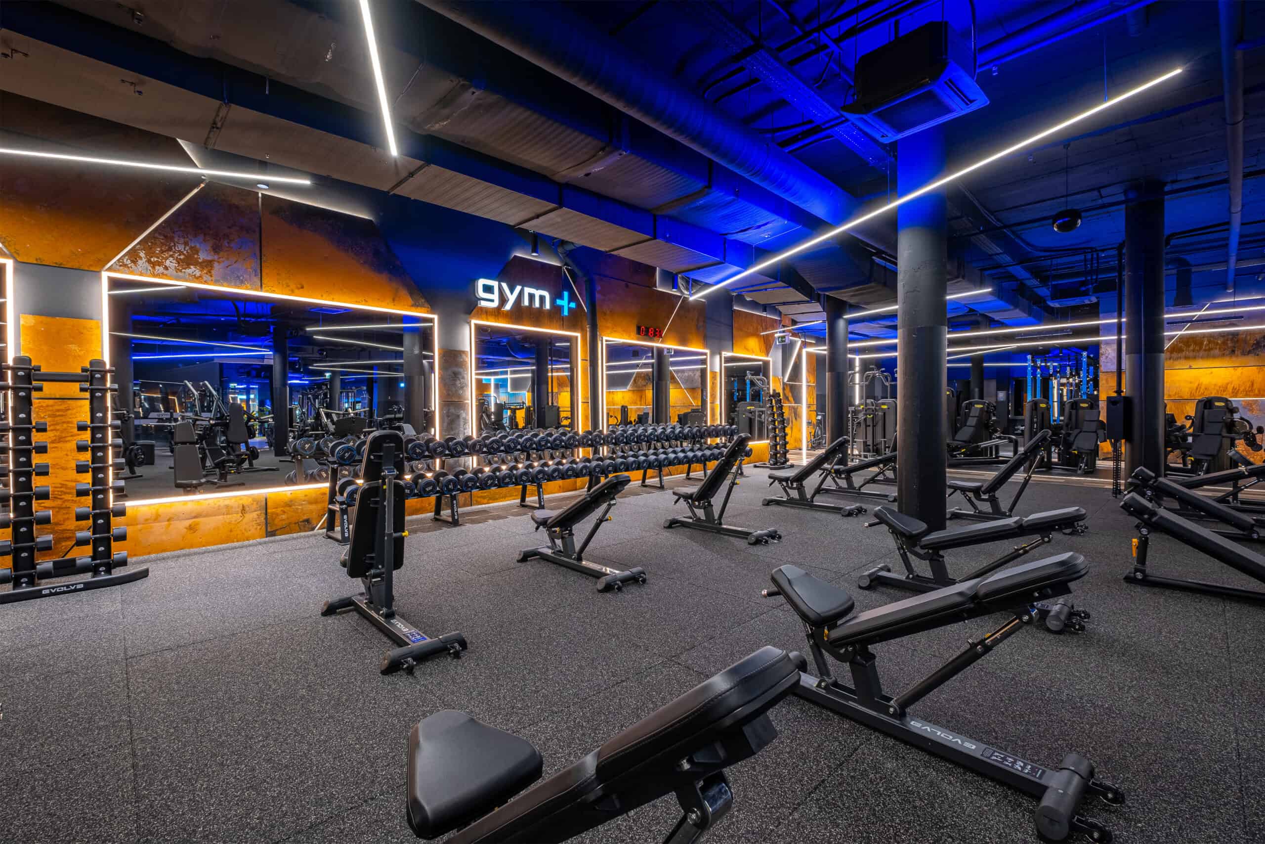 Siłownia – Gym+ przy al. Savanorių 1