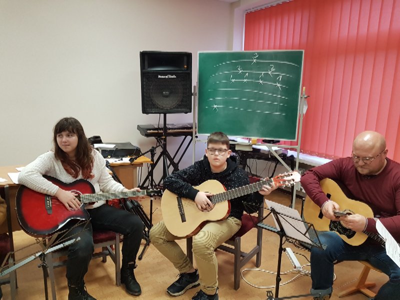 Studio gitarowe – Dom Uczniowski w Panevėży