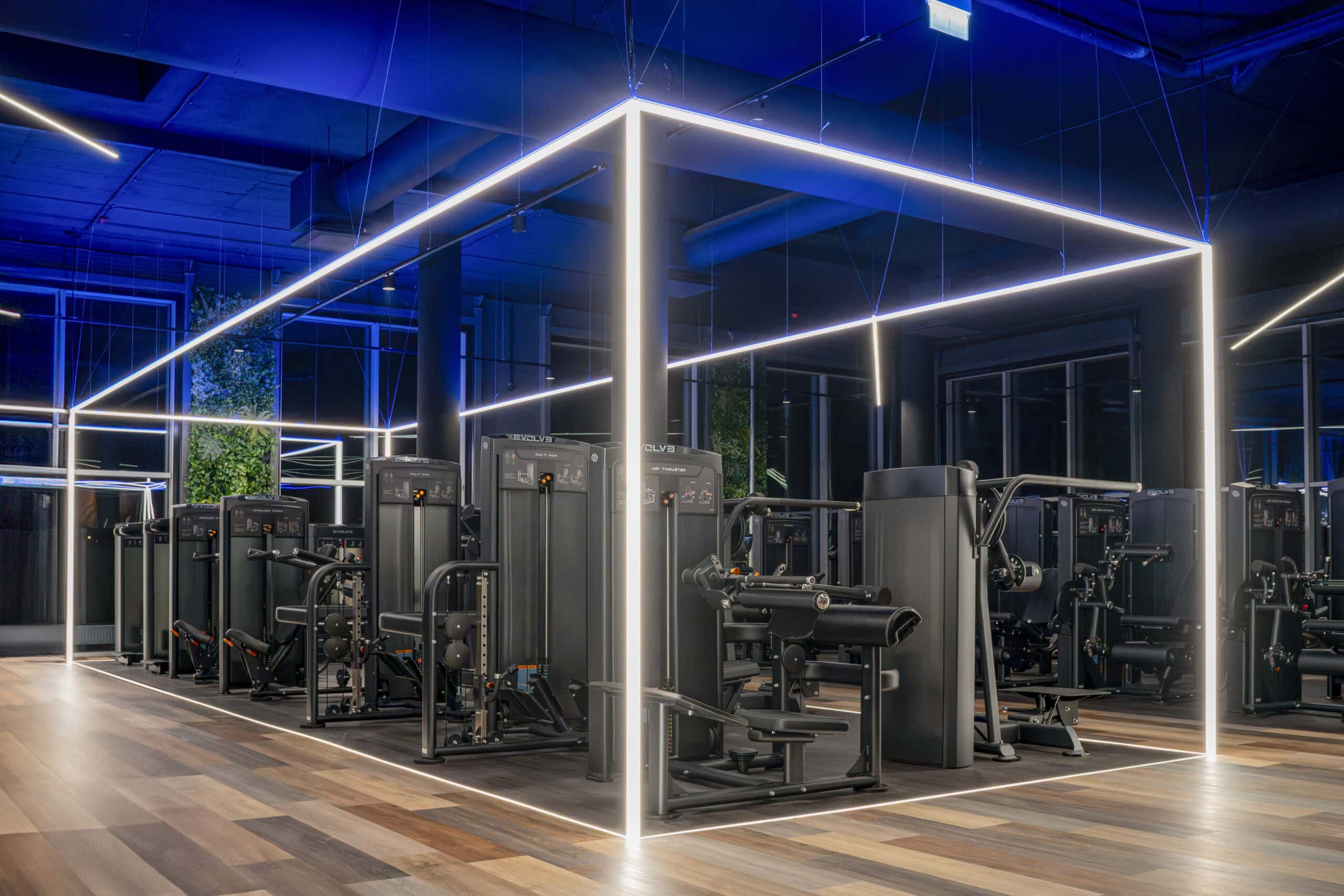 Treniruoklių salė – Gym+ Gardino g. 3