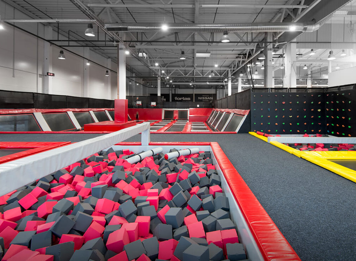 Trampoline Park – Ebitum Arena in Šiauliai