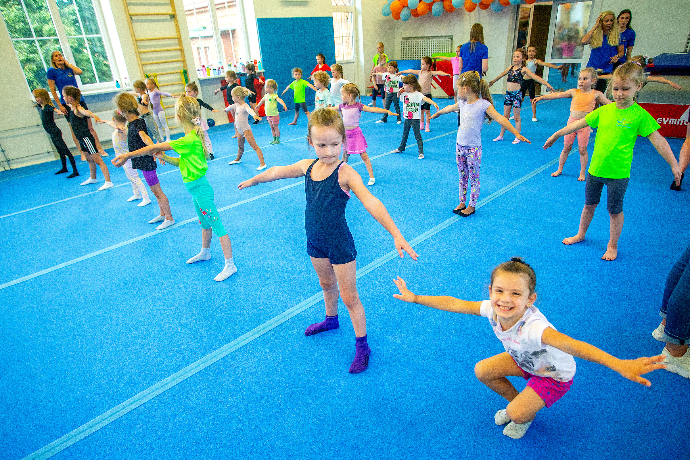 Developmental gymnastics for children ages 1.5 m and up – GymLand, Griunvaldo St.