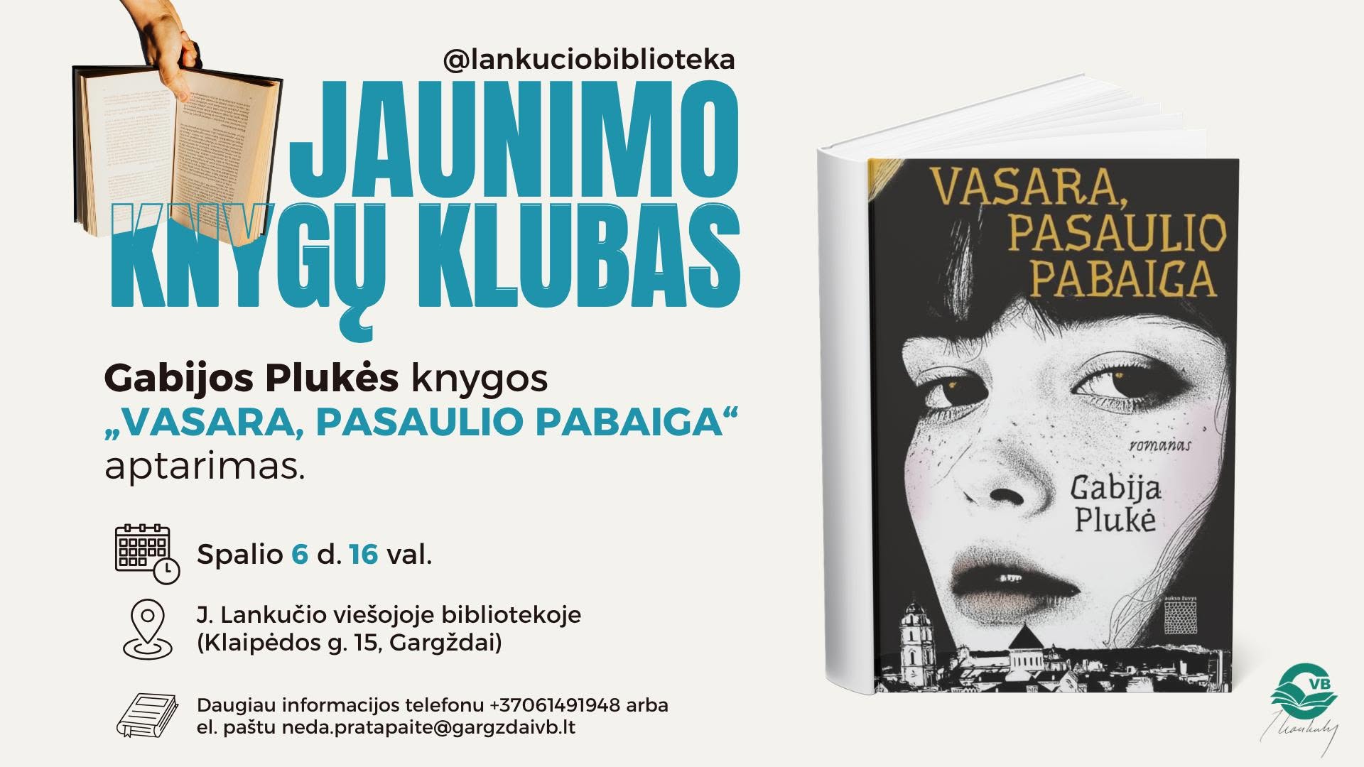 Youth Book Club – J. Lankutis Public Library, Gargždai
