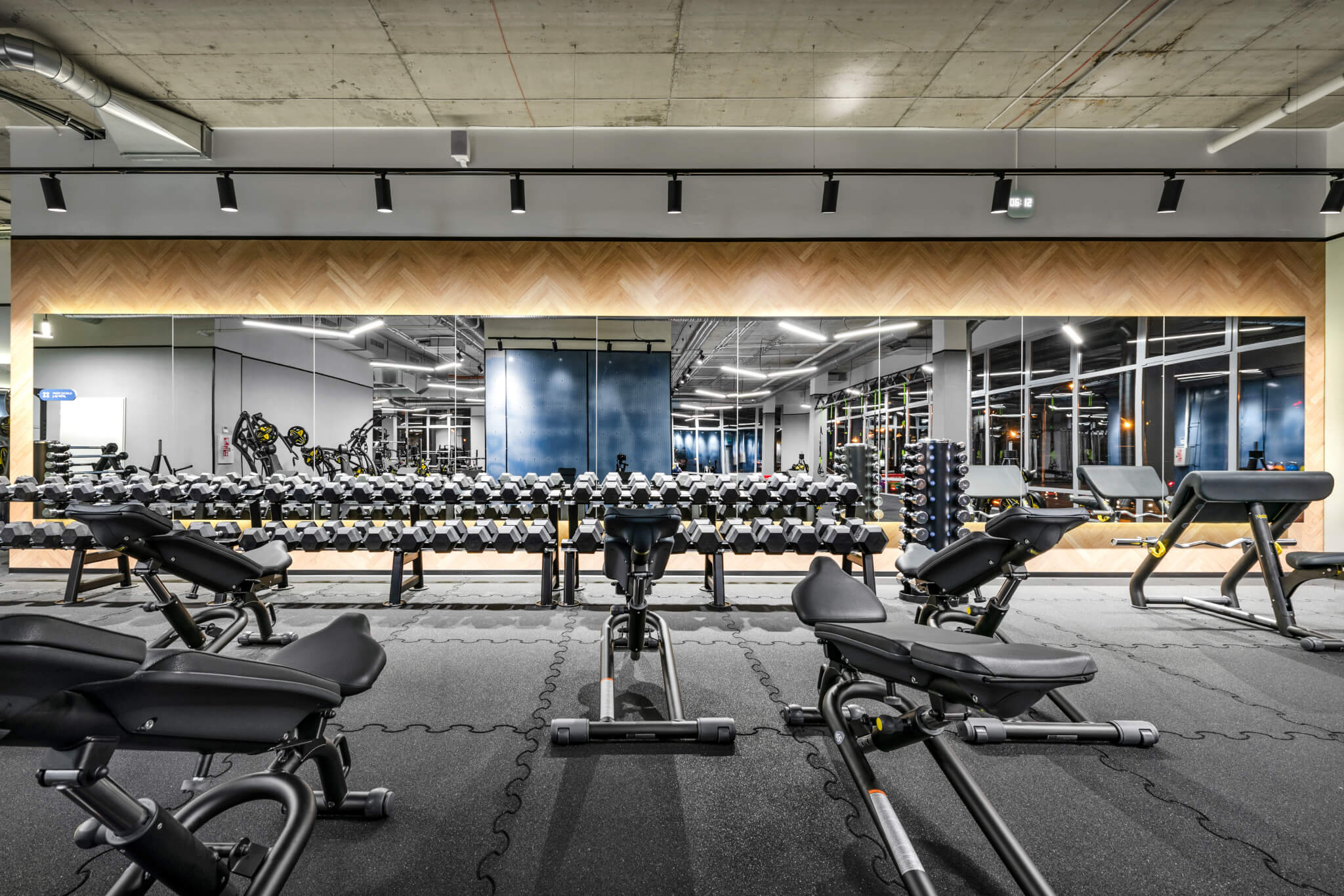 Sala treningowa – Hobby Fitness w centrum handlowym „Galaktika”