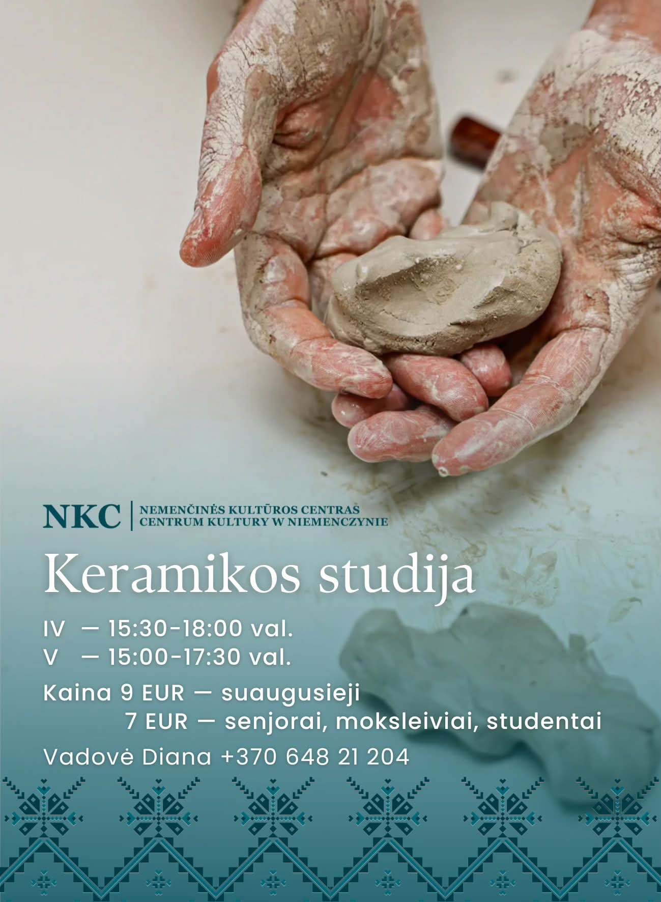 Pracownia ceramiczna – Centrum Kultury w Nemenčinie