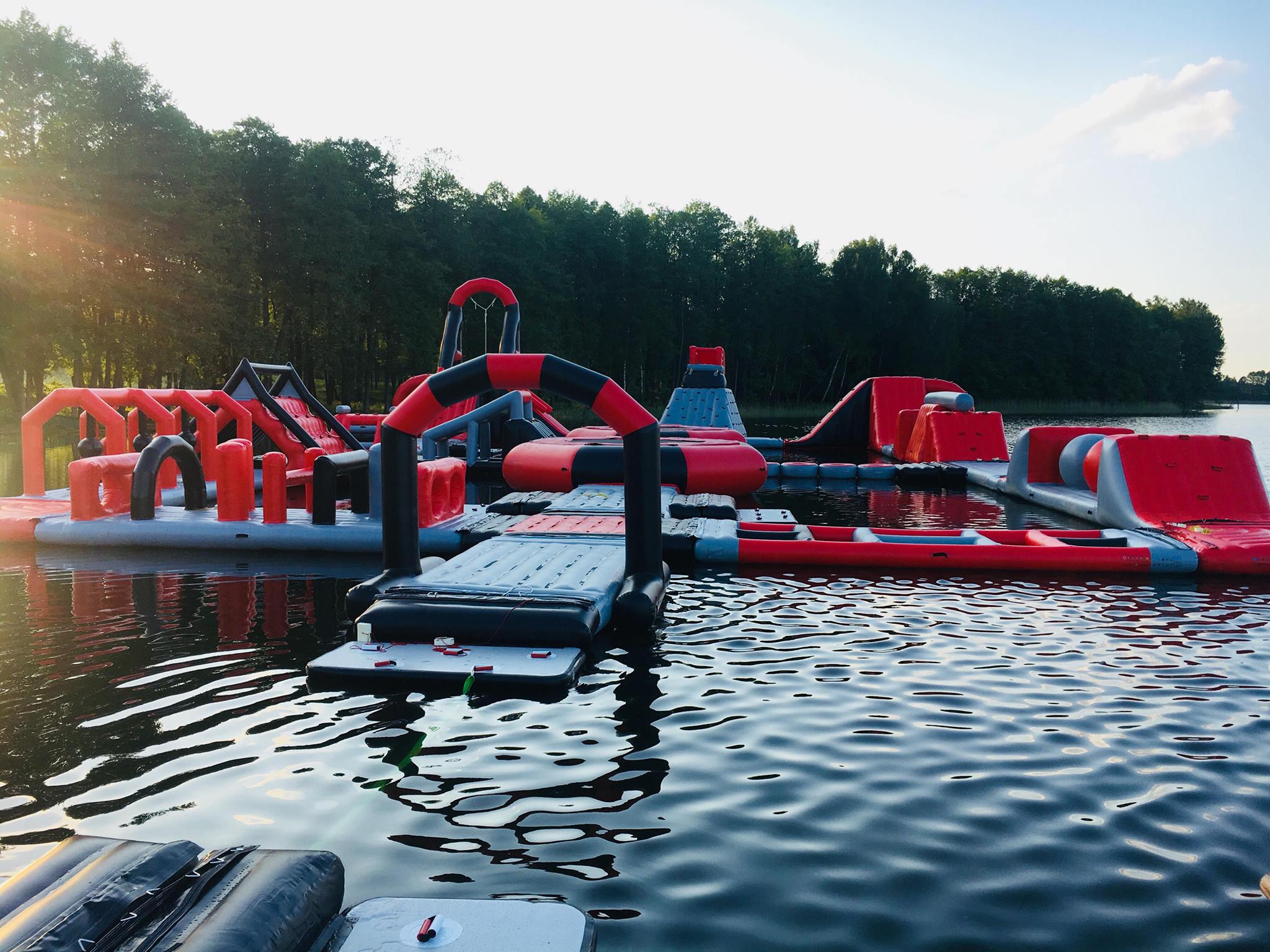 Water Trampoline Park – Daugų Island, Lake Didžiulis