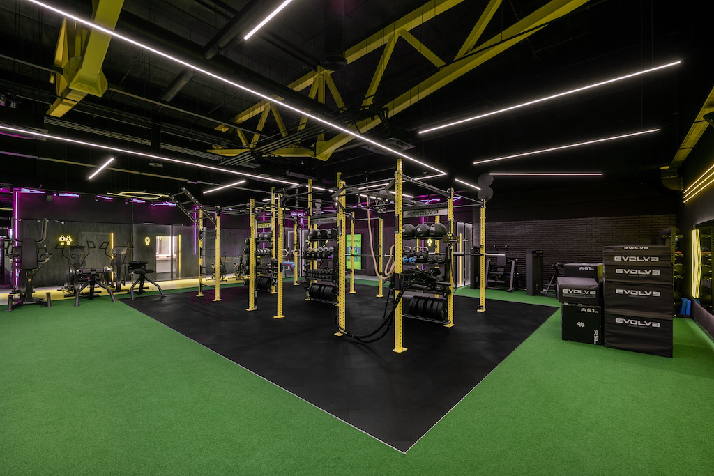 Sala treningowa – Lemon Gym w dzielnicy Žalgiris w Wilnie